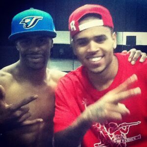 Chris Brown with Kmel